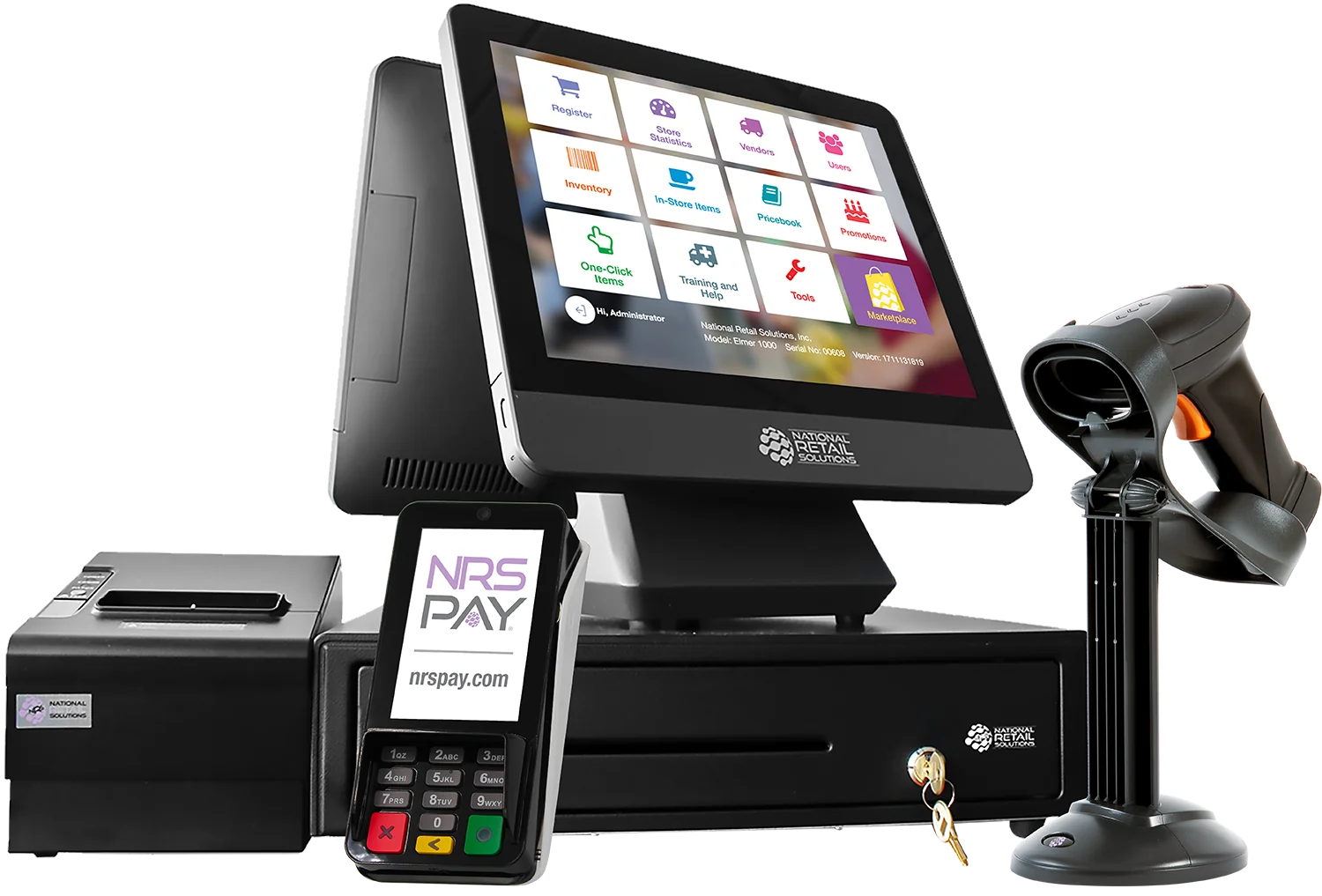NRS all-in-one point of sale system